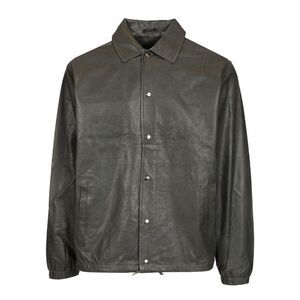 Giorgio Brato Men Leather Overshirt